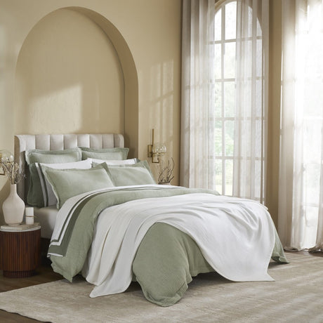 Dream Organic Cotton Bed Blanket by Orchids Lux Home - White at Fig Linens and Home 8