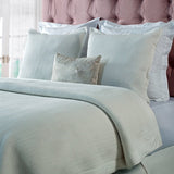 Orchids Lux Laela Channel Stitch Cotton Coverlet - King - Off-White - 1