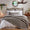 Orchids Lux Laela Channel Stitch Cotton Coverlet - King - Pewter - 1