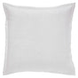 Lucy Pick Stitch Silk Coverlet Sham by Orchids Lux Home at Fig Linens and Home - Pearl Euro Square