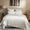 Orchids Lux Home Maze Geometric Linen Coverlet - White King Quilt at Fig Linens and Home 4