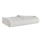 Merida Lyocell Diamond Quilted Coverlet by Orchids Lux Home - Queen Beige 5