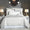 Merida Lyocell Diamond Quilted Coverlet by Orchids Lux Home - King Mist