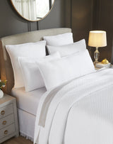 Merida Lyocell Diamond Quilted Coverlet by Orchids Lux Home - Queen White 3