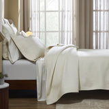 Portico Cotton Quilted Coverlet by Orchids Lux Home - Natural King Quilt at Fig Linens and Home 2