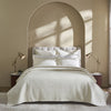 Portico Cotton Quilted Coverlet by Orchids Lux Home - Natural King Quilt at Fig Linens and Home