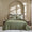 Portico Cotton Quilted Coverlet by Orchids Lux Home - Olive King Quilt at Fig Linens and Home