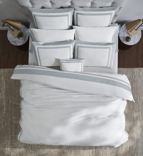 Orchids Lux Stella Organic Duvet Cover - King - Shore at Fig Linens and Home 11