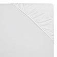 Stella Organic Cotton Percale Fitted Sheet by Orchids Lux Home at Fig Linens and Home