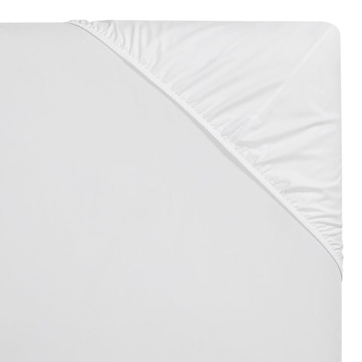 Stella Organic Cotton Percale Fitted Sheet by Orchids Lux Home at Fig Linens and Home