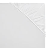 Stella Organic Cotton Percale Fitted Sheet by Orchids Lux Home at Fig Linens and Home