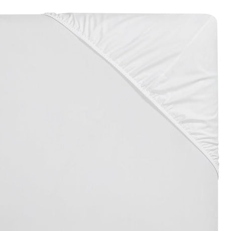 Stella Organic Cotton Percale Fitted Sheet by Orchids Lux Home at Fig Linens and Home