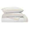 Stella Organic Cotton Percale Sham by Orchids Lux Home - Natural at Fig Linens and Home 1