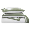 Stella Organic Cotton Percale Sham by Orchids Lux Home - Olive at Fig Linens and Home 1