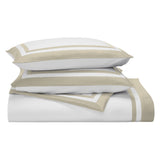 Stella Organic Cotton Percale Sham by Orchids Lux Home - Sand at Fig Linens and Home 1