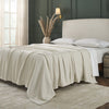 Ultima Organic Cotton Blanket by Orchids Lux Home - King Sand Bed Cover at Fig Linens and Home