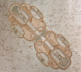 Palisade Table Runner in Gold Silver Kim Seybert Figlinensandhome 2