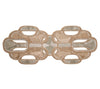 Palisade Table Runner in Gold Silver Kim Seybert Figlinensandhome 1