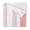 Peacock Alley Coral Pool Towel - Folded - Aegean Stripe Beach Towel at Fig Linens and Home