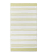 Lime Pool Towel - Open - Aegean Stripe Beach Towel by Peacock Alley at Fig Linens and Home