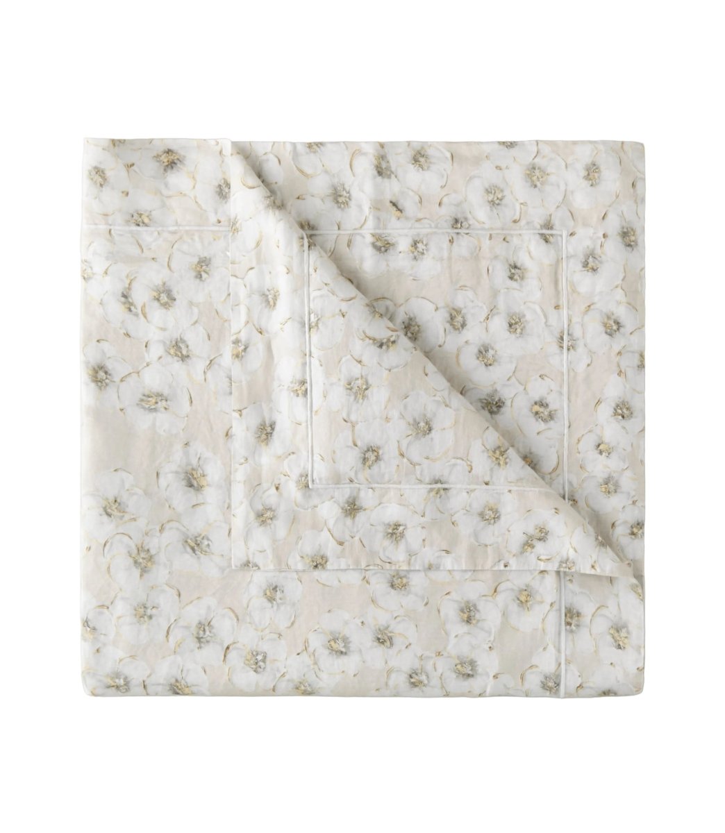Ella Natural Linen Duvet Cover -  Peacock Alley at Fig Linens and Home