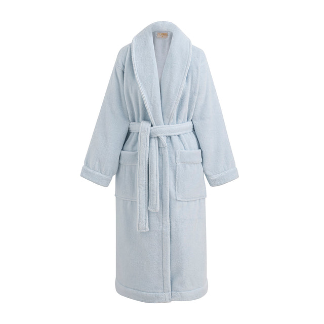 Caresse Light Blue Robe by Le Jacquard Francais at Fig Linens and Home