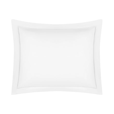 Perla White Pillow Sham - Home Treasures at Fig Linens and Home