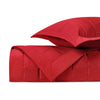 PLATEAU Quilted Coverlet in Bright Red by Home Treasures at Fig Linens and Home