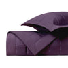 PLATEAU Quilted Coverlet in Purple by Home Treasures at Fig Linens and Home