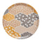 Wagara Beige Round 15" Tray by Le Jacquard Français at Fig Linens and Home