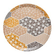 Wagara Beige Round 15" Tray by Le Jacquard Français at Fig Linens and Home