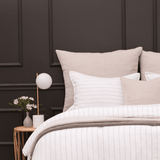Athena Natural Big Pillow by Pom Pom at Home - Lifestyle at Fig Linens and Home