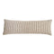 Pom Pom at Home JoJo - IVORY/ CHARCOAL - PILLOW W/ INSERT (14" X 40") - HANDWOVEN