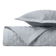 RENAISSANCE Quilted Coverlet in Blue Gray by Home Treasures at Fig Linens and Home