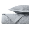 RENAISSANCE Quilted Coverlet in Blue Gray by Home Treasures at Fig Linens and Home