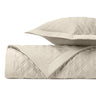 RENAISSANCE Quilted Coverlet in Khaki by Home Treasures at Fig Linens and Home