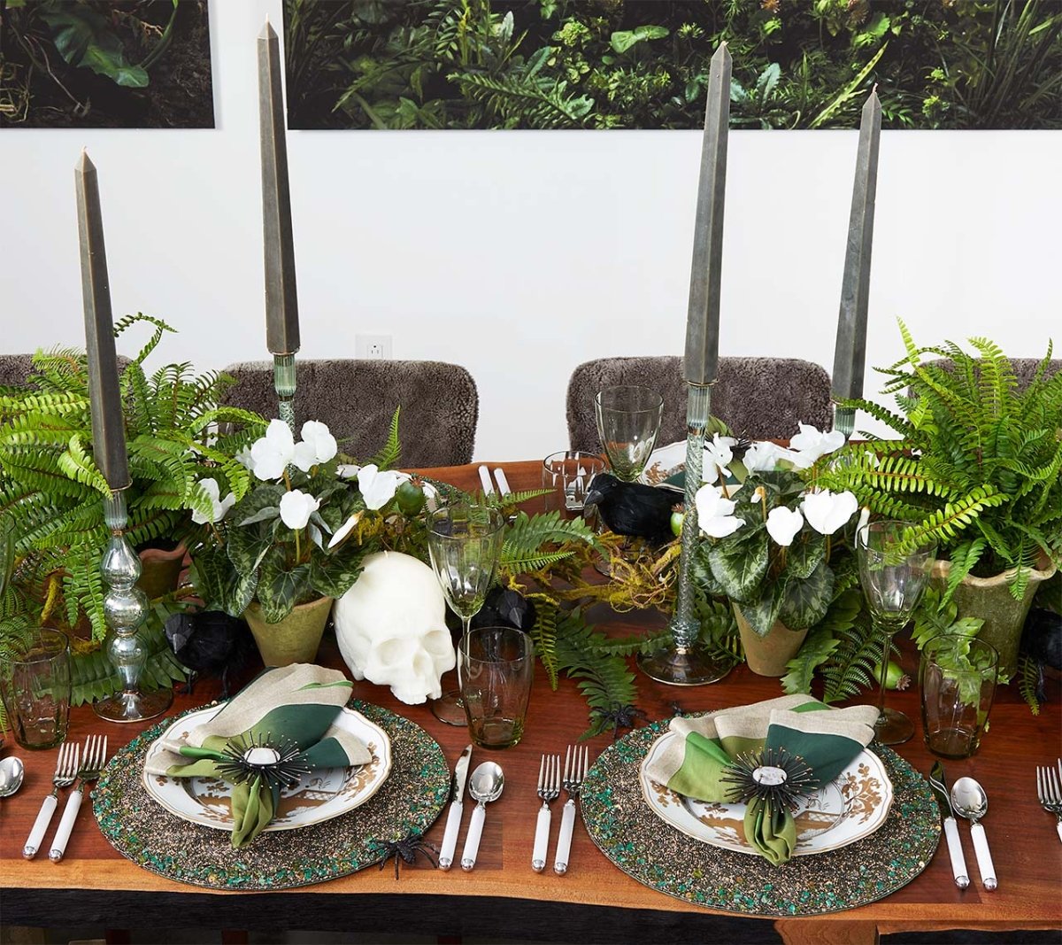 Ripple Green Candlestick Detail 5 | Kim Seybert at Fig Linens and Home