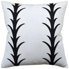 Acanthus Stripe Carbon Decorative Pillows by Ryan Studio - Schumacher Celerie Kemble Fabric