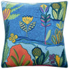 Ryan Studio Albero Throw Pillow Tangerine and Thibaut Turquoise at Fig Linens and Home
