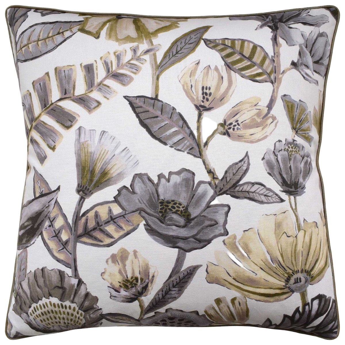 Alice's Wonderland Natural Decorative Pillow by Ryan Studio at Fig Linens and Home