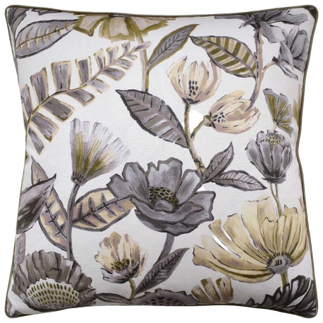 Alice's Wonderland Natural Decorative Pillow by Ryan Studio at Fig Linens and Home