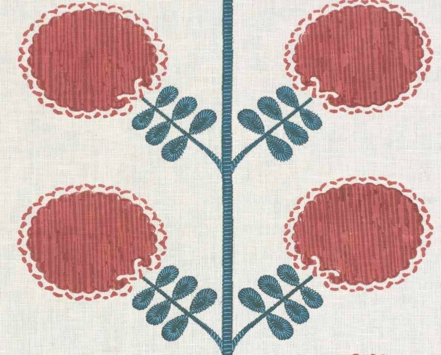 Ryan Studio Artha Pomegranate Swatch of Throw Pillow from Stroheim Fabric at Fig Linens and Home 3