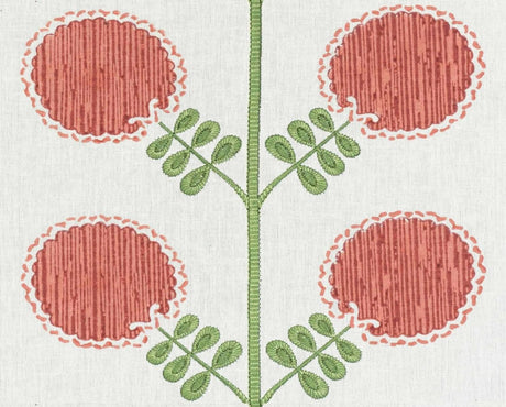 Swatch of Artha Vermilion Decorative Pillow by Ryan Studio at Fig Linens and Home 3