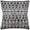 Atlas Ikat Basalt Black Decorative Pillow Ryan Studio from Thibaut Fabric