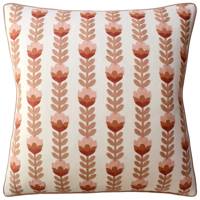 Avelie Blossom Cinnamon Decorative Pillow Ryan Studio | Fabricut Fabric