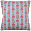 Avelie Blossom Sienna and Sky Blue Decorative Pillow Ryan Studio | Fabricut Fabric
