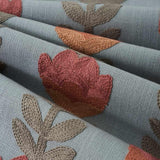 Avelie Blossom Sienna Sky Decorative Pillow Ryan Studio - Fabricut Swatch of Fabric