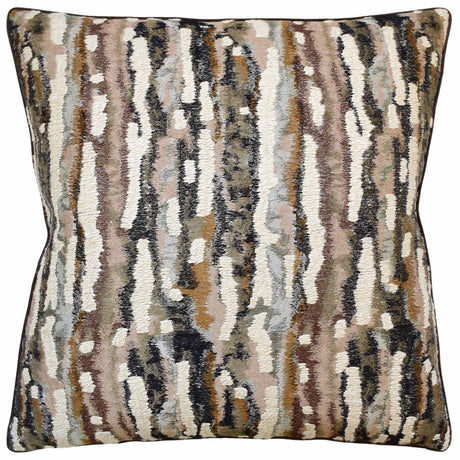Bark Tobacco Decorative Pillow | Ryan Studio from Embroidered Kravet Donghia Fabric