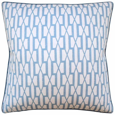 Belvedere Sky Decorative Pillow | Ryan Studio from Schumacher Fabric at Fig Linens and Home