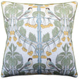 Birds & Cherries Aqua Decorative Pillow Ryan Studio - GP and J Baker Fabric